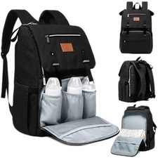    KeaBabies Explorer Diaper Bag Backpack, Large, Waterproof Baby Diaper Bag