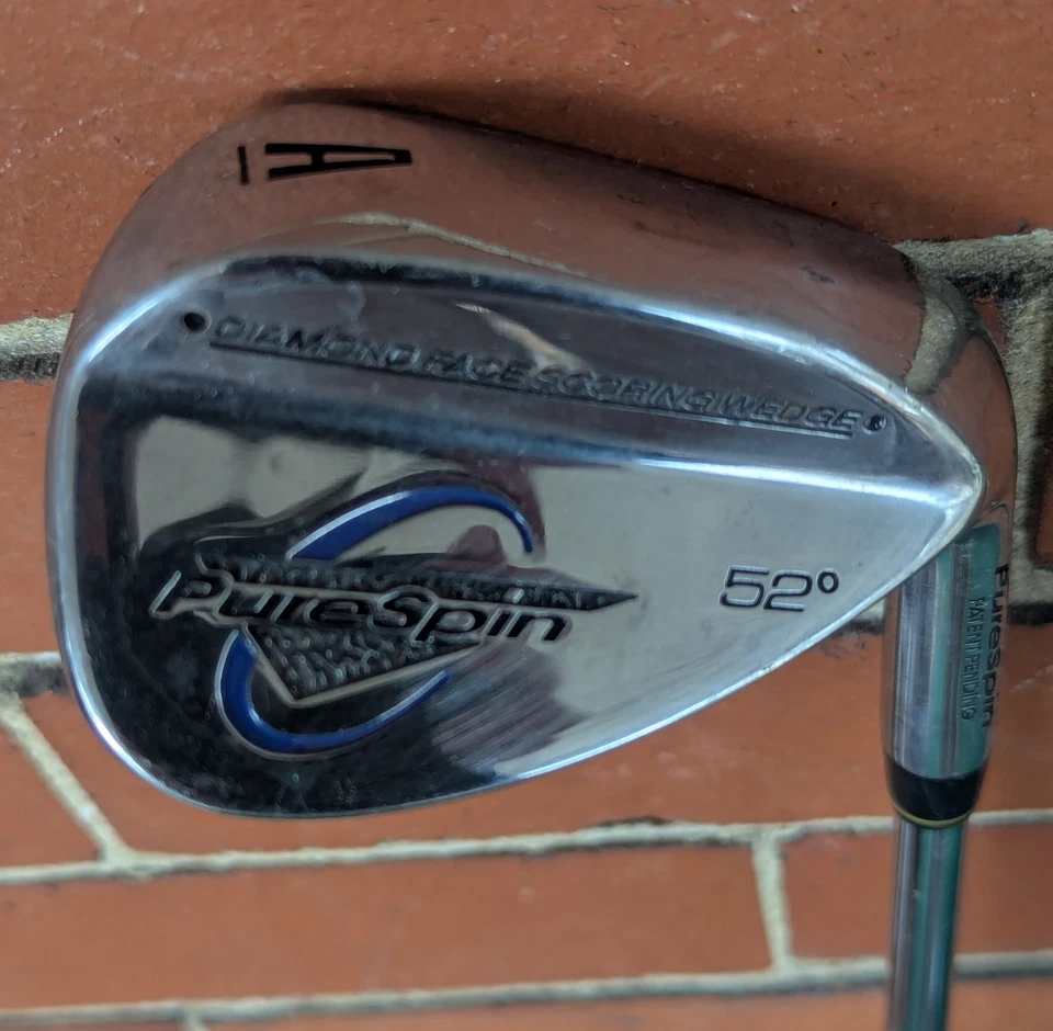 Pure Spin 52* Gap Wedge/Approach Wedge Diamond Face Scoring Wedge Steel Shaft RH - Image 2 of 4