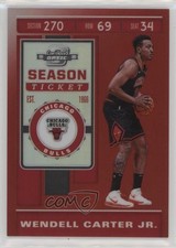 2019 Panini Contenders Optic Season Ticket Red Prizm Wendell Carter Jr #82 0q3