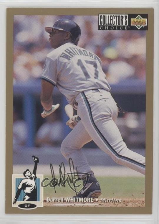 1994 Upper Deck Collector's Choice Gold Foil Signature Darrell Whitmore 14bh