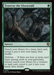 Traverse the Ulvenwald #221 Innistrad Remastered Rare Sorcery