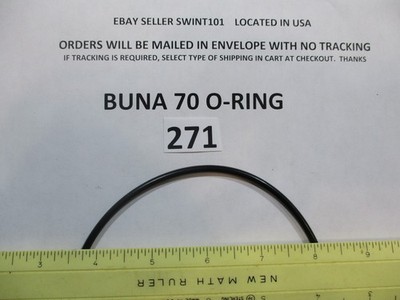 271 O-ring 9-1/4'' ID x 9-1/2'' OD x 1/8'' thick. Buna 70. Quan 1.