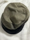 Vintage Reenactment Leather & Suede Cap Hat