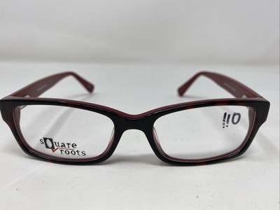 Square Roots FARADAY DEMI RED 50-17-135 Full Rim Eyeglasses Frame  F68