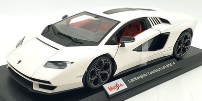 Maisto 1/18 Scale Diecast 46629 - Lamborghini Countach LPI 800-4 - White
