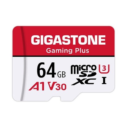 【For Switch 1 Only】 GIGASTONE 64GB Micro 1-Pack, Gaming Plus 1-Pack