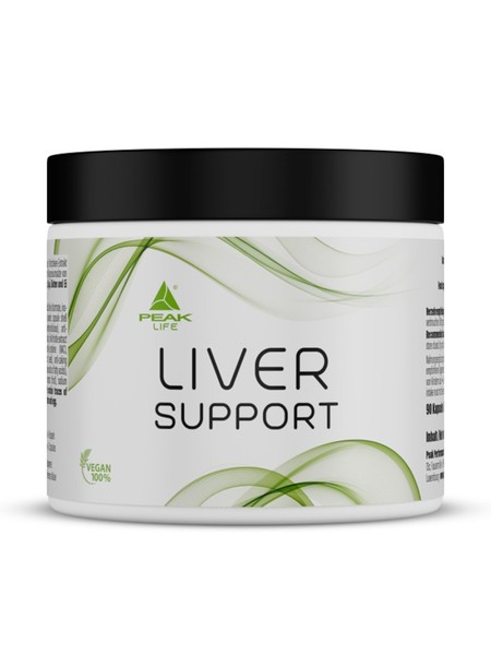 (18,27 EUR/100 G) Peak Liver Support 90 Kapseln Dose Selen Nac Cholin-image