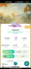 Shiny Slakoth Visor  ✨pokemon Go  - Registered Trading Only
