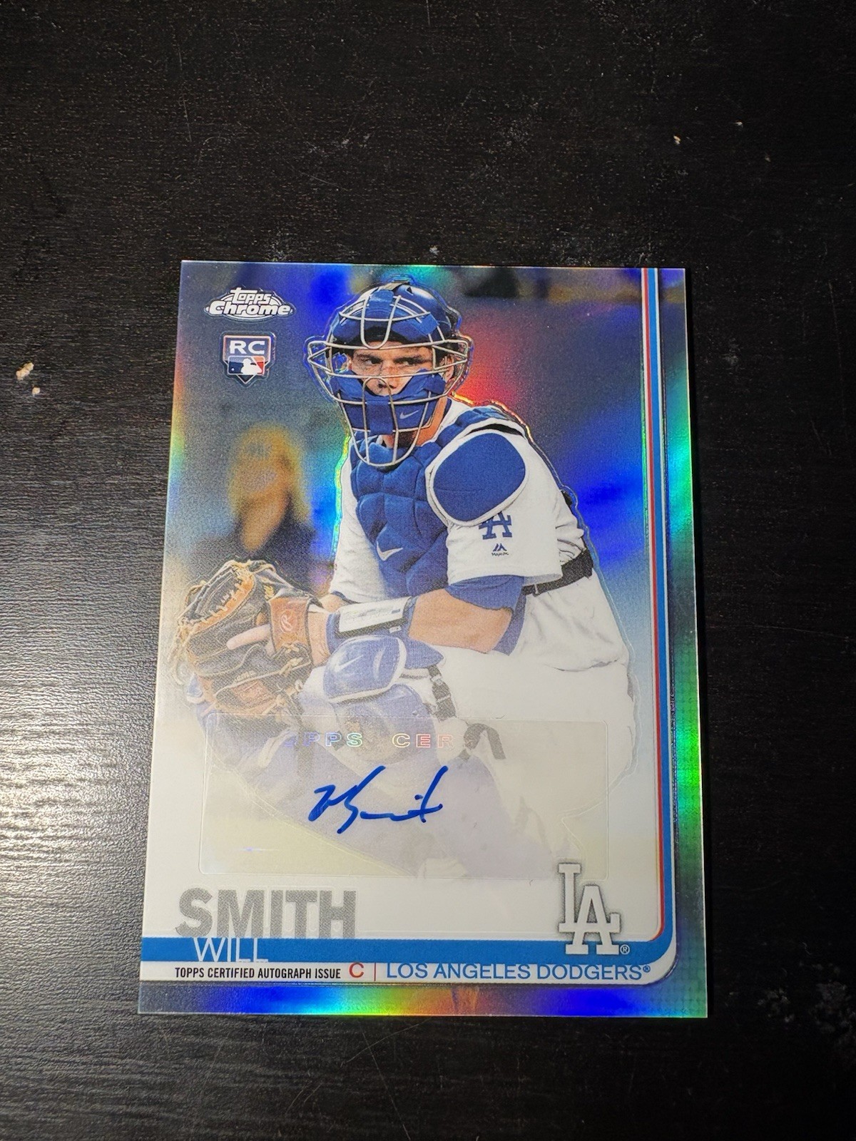 2019 Topps Chrome Update Will Smith Rookie Auto Refractor Dodgers #CUA-WS