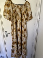 TU Yellow Floral Summer Dress Size 22