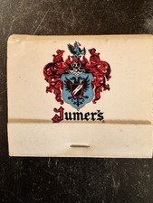 Jumer Hotels Jumer?s Atlas Match Corp Chicago Pristine Vintage Matchbook Cover