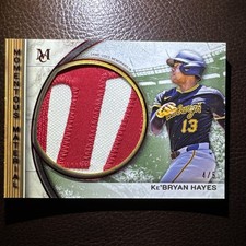 2025 Topps Museum Collection Ke’Bryan Hayes Momentous Material /5 ERROR CARD