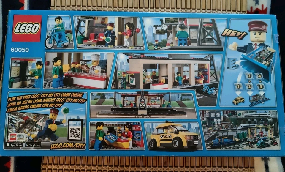 (60050) LEGO City: Estação de Trem - Novo carro aposentado lacrado edifício da cidade. - Imagem 2 de 2