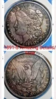 US 90% Silver Dollars lot of 3, 2 Morgans 1 Peace Uncirculated, AU/MS Details...