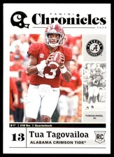 2020 PANINI CHRONICLES DP TUA TAGOVAILOA RC ALABAMA CRIMSON TIDE #24 NM