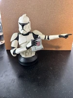 Star Wars Gentle Giant ROTS Clone Trooper White Mini Bust No Box 210/7500