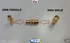 SMA Male To SMB Female Antenna Adapter Converter SMA Jack to SMB Straight USA