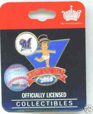2010 Milwaukee Brewers Baby New Years pin