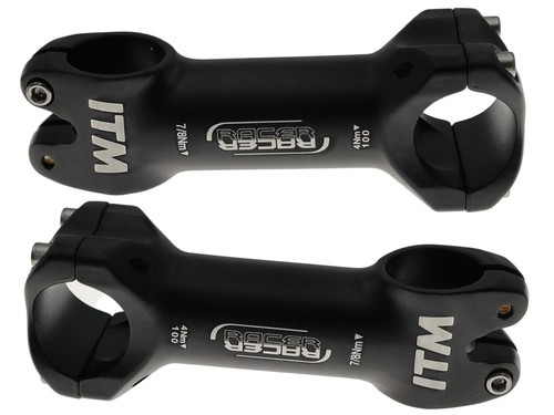 ITM RACER Alloy Bike Stem 31.8D 1 1/8" 7° Rise 90/100/110mm Black - Picture 10 of 11