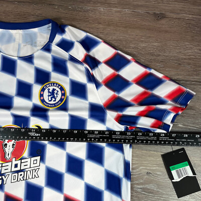 Nike Men's Chelsea Squad Top GX2 Whit Blue Practice jersey 919937