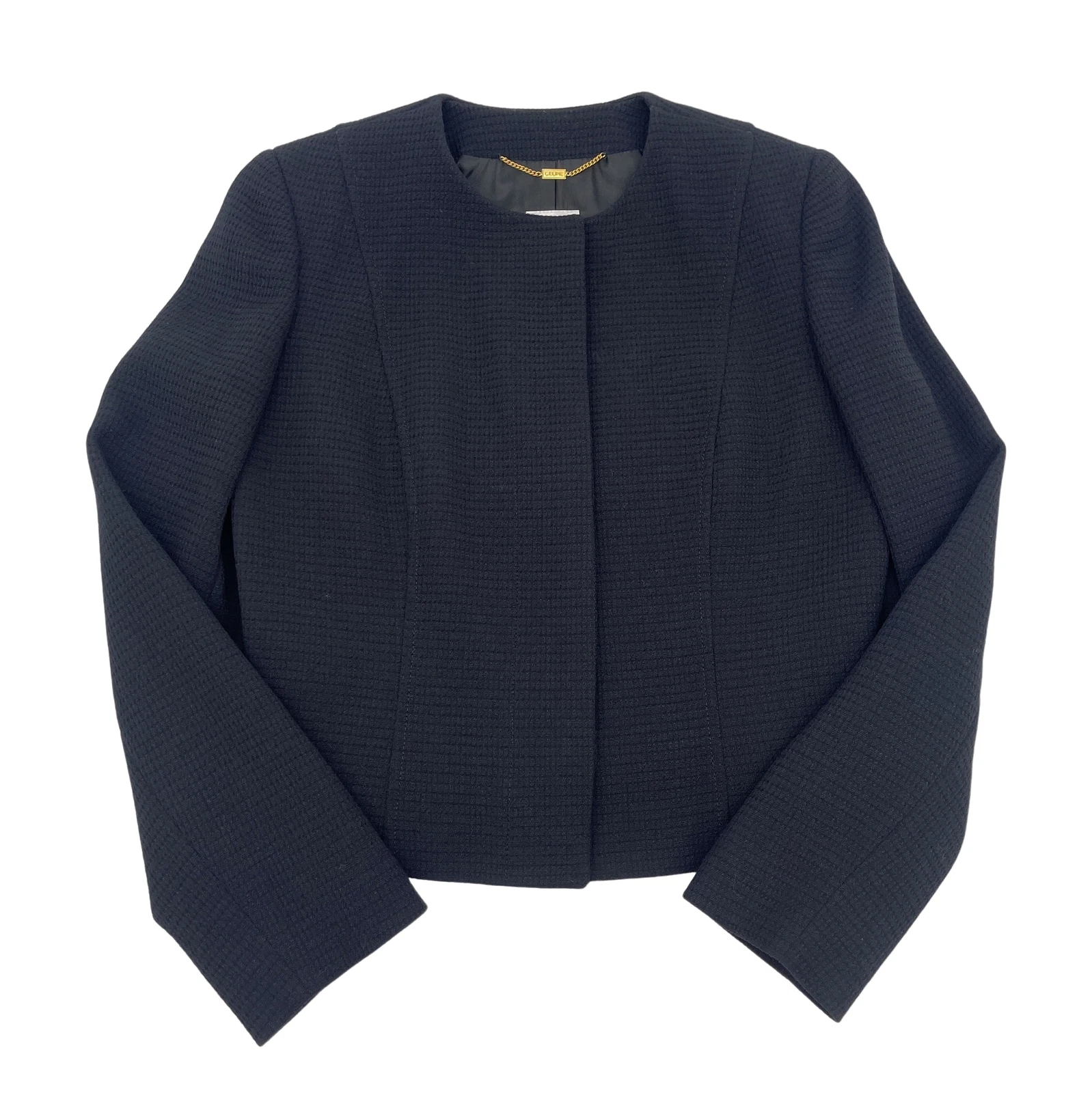 Autentica giacca di lana CELINE taglia:36 nera #A30222S