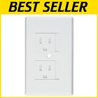 25-Pack Child Safety Electrical Outlet Covers - Automatic Sliding Closure
