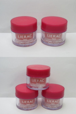 LIERAC HYDRA-CHRONO EXTREME BALM 0.52 OZ (LOT OF 5)