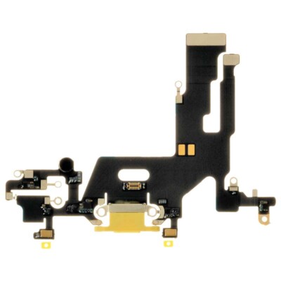 Flex Cable Charge Port Mics for Apple iPhone 11 Yellow Premium
