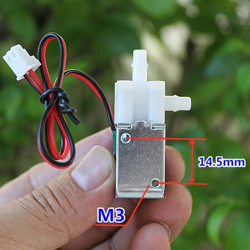 DC 12V Klein Elektrisch Magnetventil Normal Closed Gas Luft Wasser Ventil - Bild 3 von 8