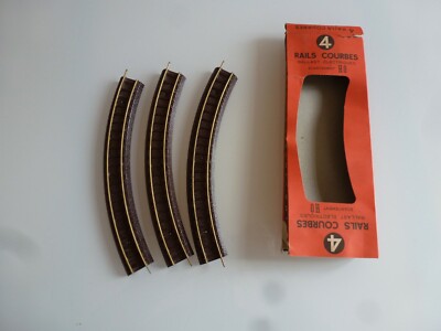 Lot De 3 Rails Courbes HO Jouef – Occasion Pour Réseau De Train Miniature