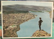 Vintage Trade Card Around the world with Reichelt Alaska Canada Jams trade card