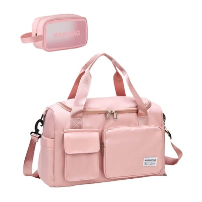 Gym Bag for Men Women with Shoe Compartment Cute Travel Duffle Bag for Women ...