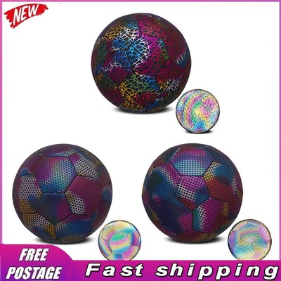 Reflective Soccer Ball Size 5 for Night Games Cool & Unique Gift for Soccer Fans