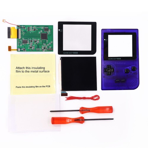 GameBoy Pocket GBP Backlight LCD Retro Pixel Super Large Display HighLight Kits - Picture 29 of 29