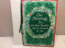 BLUE MOUNTAIN CHRISTMAS GREETING CARD New w/Envelope "OUR MARRIAGE IS...the"