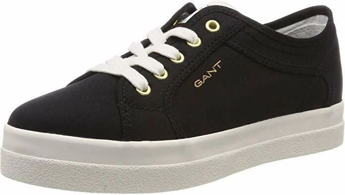 Gant Aurora 18538434 Size 40 41 42 Ladies Canvas Sneaker Black