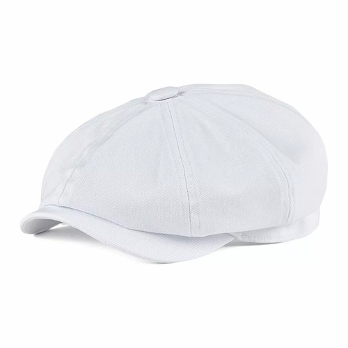 Berretto uomo newsboy berretto 100% cotone twill estivo Gatsby guida cabbie cappello - Foto 24 di 39