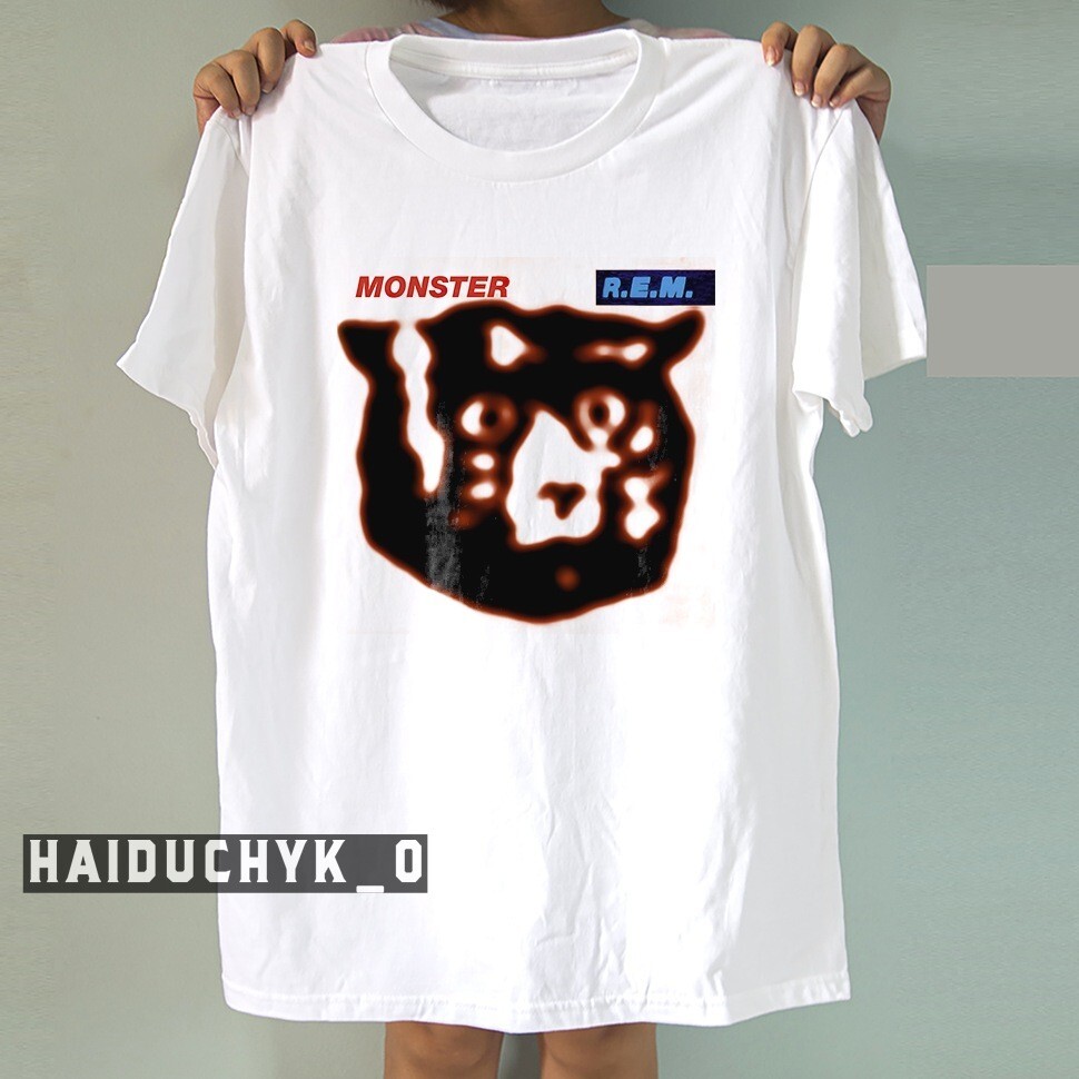 REM R.E.M Murmur Monster Unisex White T-shirt Size S-5XL