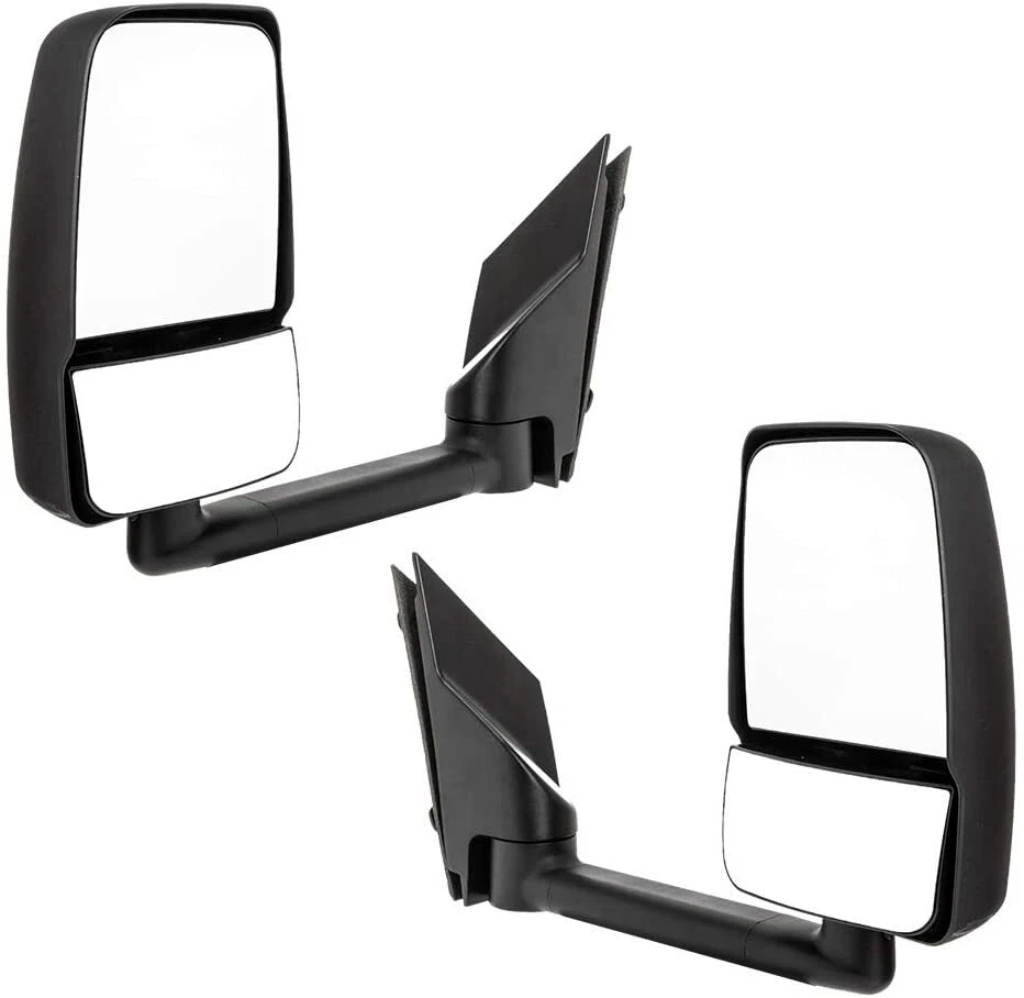 [Par] Espejos retrovisores laterales manuales para Chevy Express GMC Savana 1500 2500 2003-2017 Foto 2 de 4