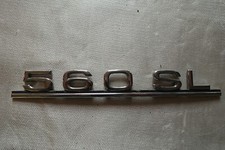 Mercedes 560 SL Schriftzug Chrom Emblem Mercedes 560 SL Schriftzug Chrom Emblem