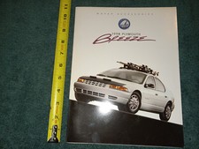 1998 Plymouth Breeze Accessories Sales Brochure Folder Original Item