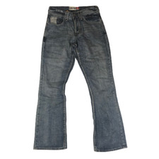 Vintage Quicksilver Blue Denim Jeans Size Youth 14