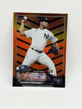 2023 Topps Update Randy Vasquez Rookie Orange & Black Parallel #US56 Yankees RC