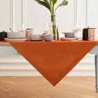 Solino Home 100% Pure Linen Table Throw Dining Kitchen, Dru - Cotton Linen Plain