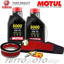 Tagliando YAMAHA Xenter 125-150 2013 2014 2015 / Kit Olio Motul Filtri Candela