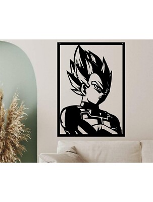 Vegeta SSJ Dragon Ball Metallrahmen