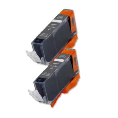 2 PK GRAY Ink Cartridge plus chip for CLI-226GY Pixma MG8120 MG8220