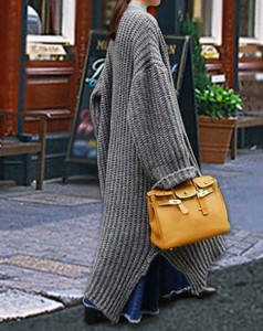 maxi knitted cardigan