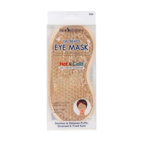 CALA SPA Solutions Gel Beads Eye Mask Hot & Cold Comfort Gold Mask eBay