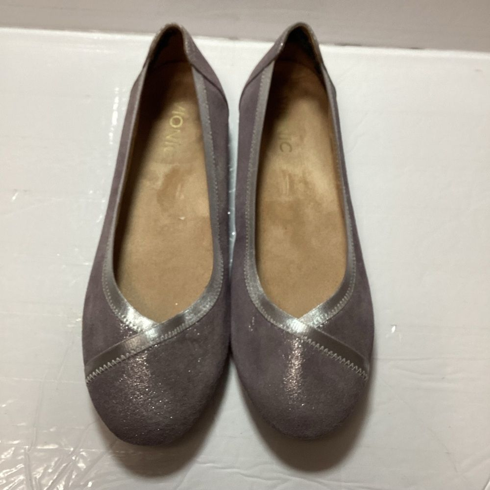 Vionic Carol Womens Ballet Flats Size 7.5 Comfortable Orthotic Support